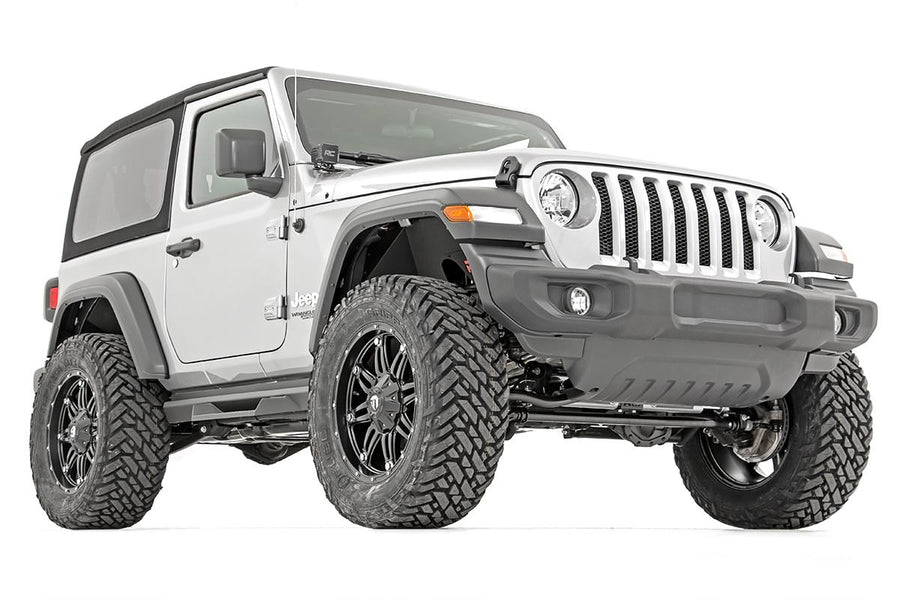 Rough Country - 3.5 Inch Lift Kit - C/A Drop - Front D/S - M1 - Jeep Wrangler JL Rubicon (18-23) - 90540
