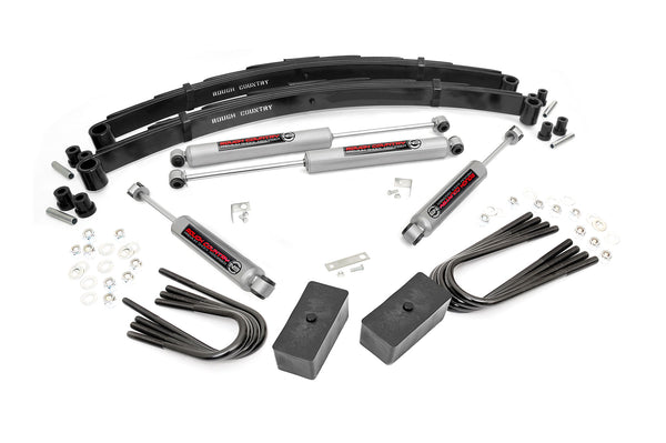 Rough Country - 2 Inch Lift Kit - Rear Blocks - Chevy/GMC 3/4-Ton Suburban/C20/K20 Truck/C25/K25 Truck (77-87)