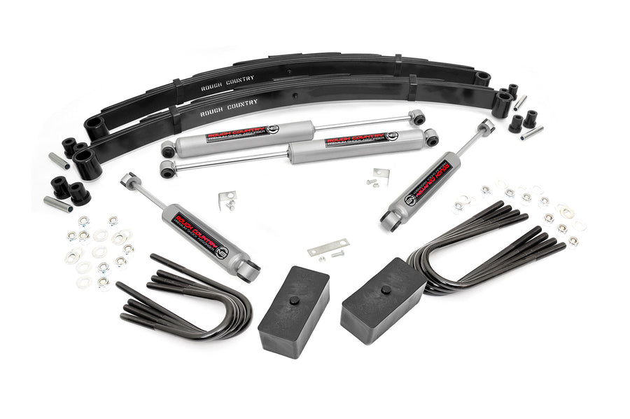 Rough Country - 2 Inch Lift Kit - Rear Blocks - Chevy/GMC 3/4-Ton Suburban/C20/K20 Truck/C25/K25 Truck (73-76)