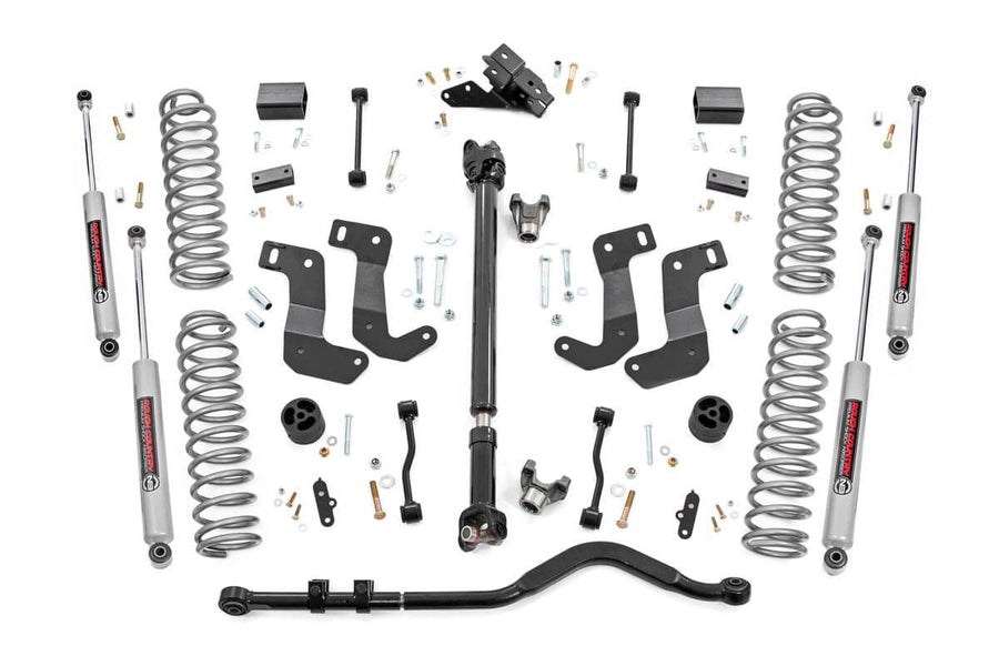 Rough Country - 3.5 Inch Lift Kit - C/A Drop - Front D/S - Jeep Wrangler JL Rubicon (18-23)