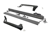Rough Country - LED Light - Windshield Mnt - 50 In. Black Dual Row - White DRL - Jeep Wrangler JK (07-18)