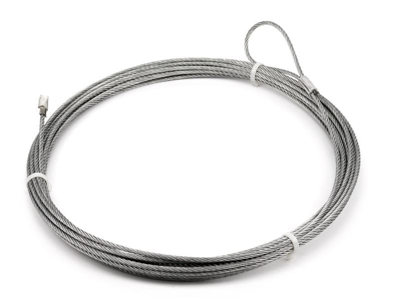 Wire Rope Assembly  1/4 In X 60 Ft  Galvanized