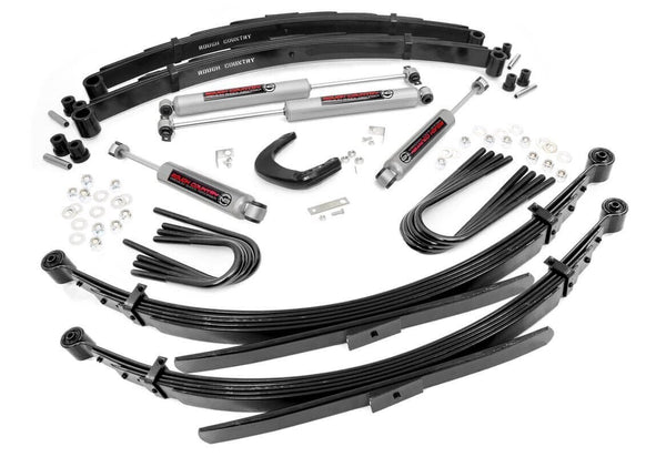 Rough Country - 6 Inch Lift Kit - 52 Inch Rear Springs - Chevy/GMC C10/K10 Truck & SUV/K5 Blazer (73-76)