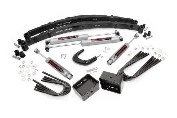 Rough Country - 4 Inch Lift Kit - Rear Blocks - Chevy/GMC 3/4-Ton Suburban/C20/K20 Truck/C25/K25 Truck (73-76)