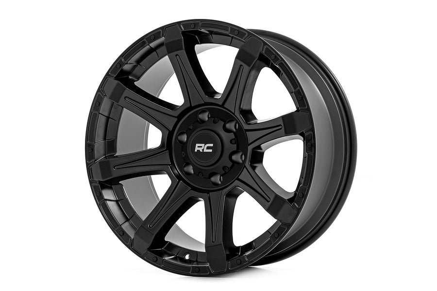 Rough Country - 81 Series Wheel / One-Piece / Semi Gloss Black / 20x9 / 5x150 / +18mm - 81201805A