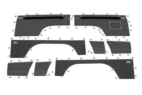 Rough Country - Full Body Armor - FR & RR Combo - Jeep Cherokee XJ 2WD/4WD (1984-1996)