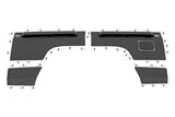 Rough Country - Fender & Quarter Panel Armor - Rear - Combo - Jeep Cherokee XJ 2WD/4WD (84-96)