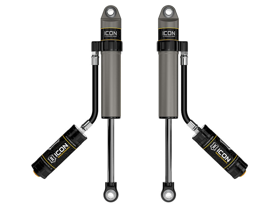 ICON 1997-2023 Nissan Patrol Y61 2" Lift Rear V.S. 2.5 Aluminum Series Shock Absorbers Remote Reservoir Pair