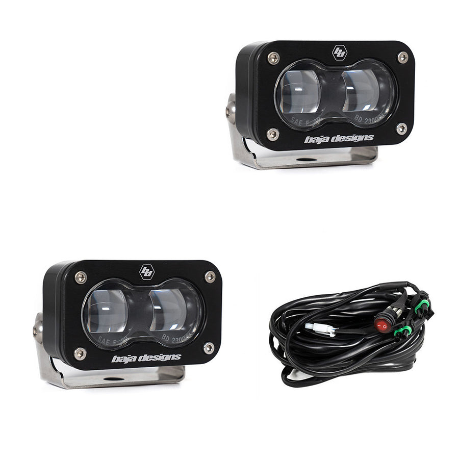 S2 SAE  Pair LED Spot  Clear