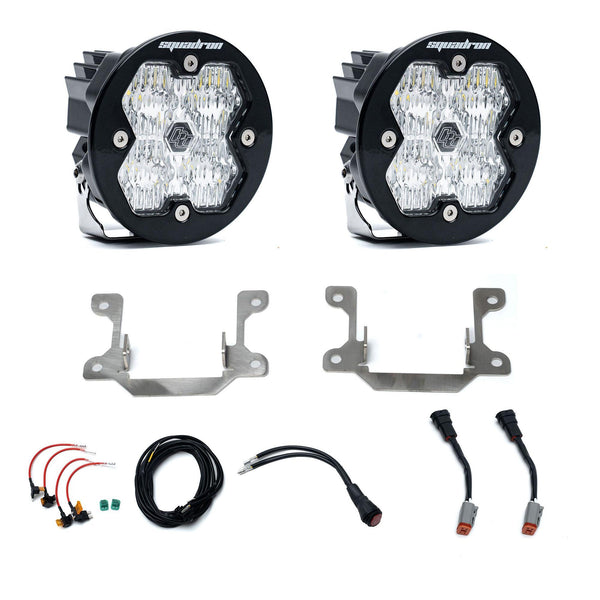 Dodge Ram 2500/3500 Big Horn (19-26)  Fog Pocket Kit  Squadron Sport 2.0  Clear  WC