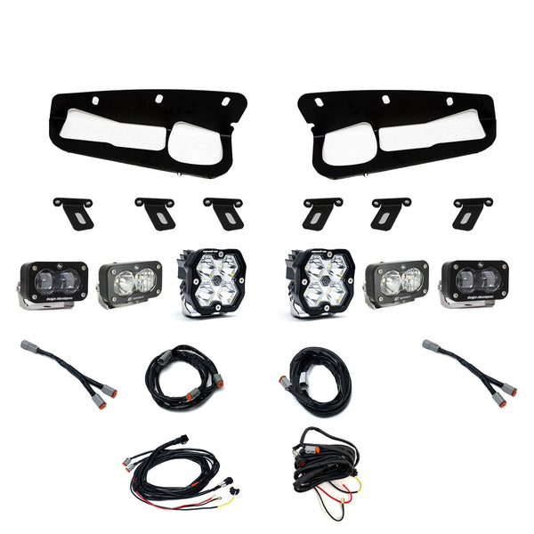 Ford  Bronco (21-26) S2 SAE Clear  S2 Sport D/C Clear  Squadron 2.0 Sport Clear Spot  Steel Bumper