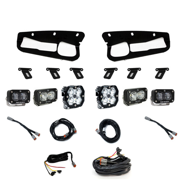 Ford  Bronco (21-26) S2 SAE Clear  S2 Pro D/C Clear  Squadron 2.0 Pro Spot Clear  FPK Steel Bumper W/ Upfitter