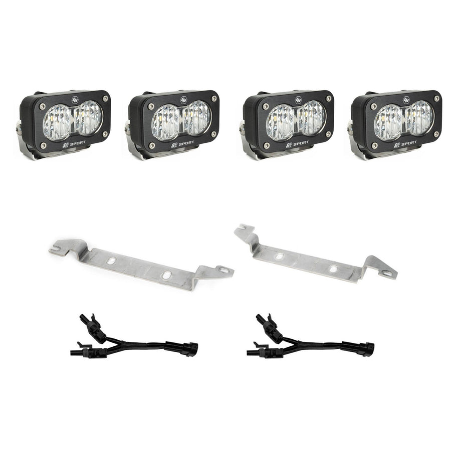 S2 Sport OEM Fog Light Replacement Kit - 2025-2026 Toyota 4Runner  Non-TRD Pro (Clear)