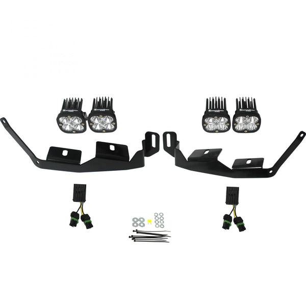 Squadron Unlimited Headlight Kit - '18-21 RZR RS1; '14-21 RZR XP 1000; '18-21 RZR XP Turbo-S (Multi-Pattern; Clear)