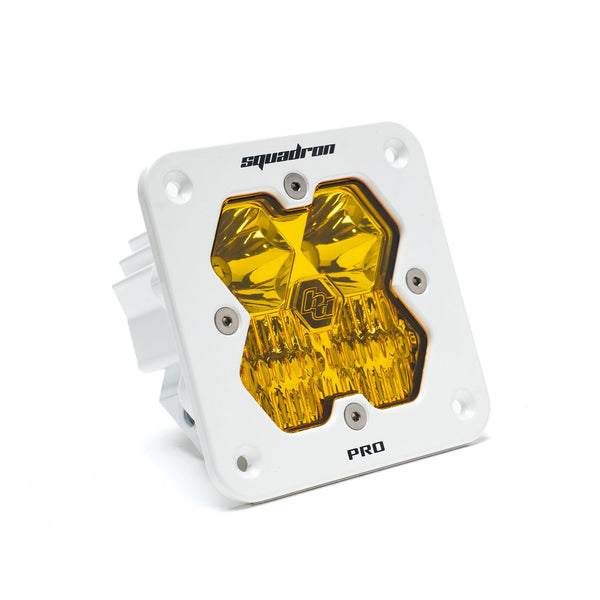 Squadron 2.0  Pro  White  Flush Mount  LED Driving/Combo  Baja Amber
