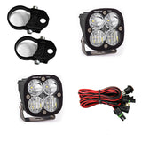 PowerSports Squadron Pro Vertical Mount Light Kit (Driving/Combo; Clear; 1.75 Inch Mount)
