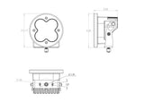 XL-R Pro LED Light Pod Pair (Wide Cornering; Clear)