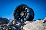 ICON Alloys Hulse Double Black 18 X 9 / 6 X 5.5 0mm Offset 5" BS