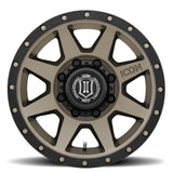 ICON ALLOYS REBOUND HD BRONZE - 17 X 8.5 / 8 X 170 / 6MM / 5" BS