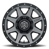 ICON ALLOYS REBOUND HD TITANIUM -18 X 9 / 8 X 170 / 6MM / 5.25" BS