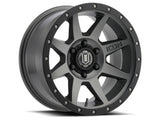 ICON ALLOYS REBOUND TITANIUM -18 X 9 / 5 X 5" / -12MM / 4.5" BS