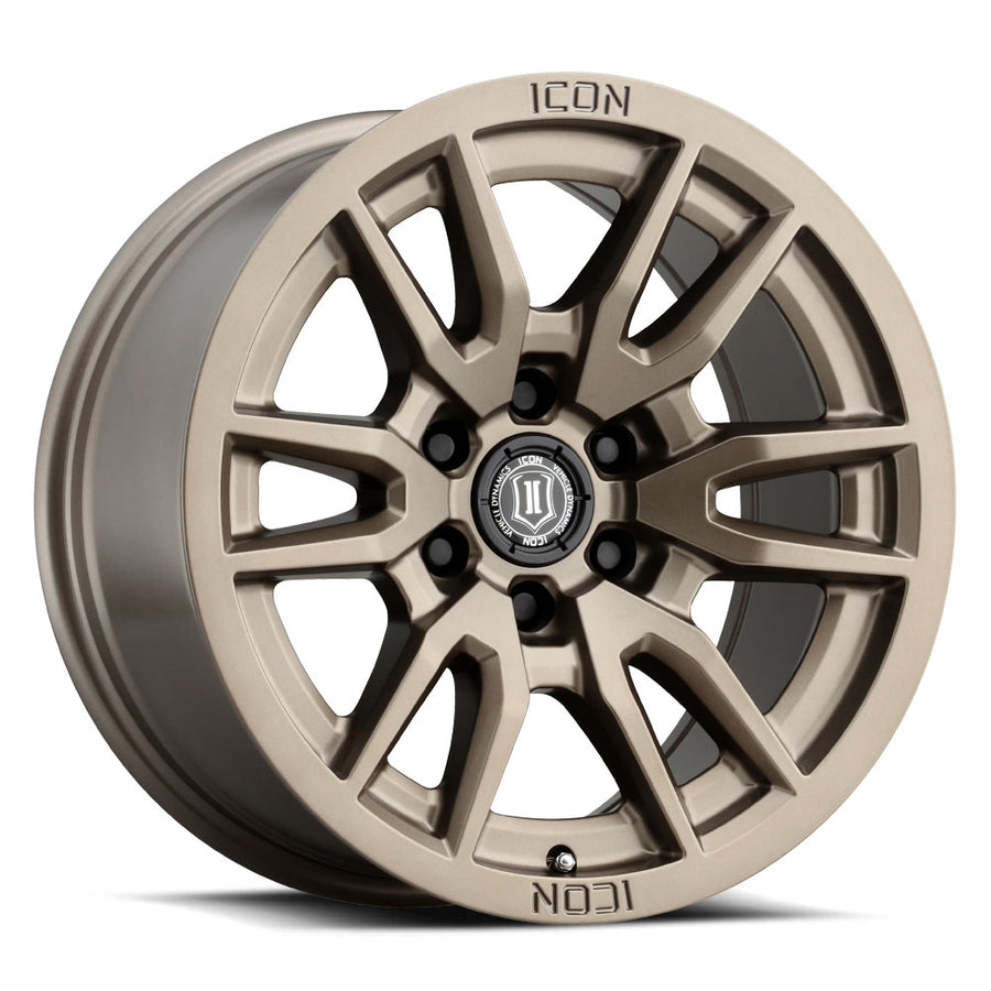 ICON ALLOYS VECTOR 6 BRONZE - 17 X 8.5 / 6 X 135 / 6MM / 5" BS