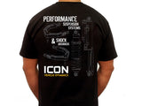 ICON RD TEE BLACK - SMALL