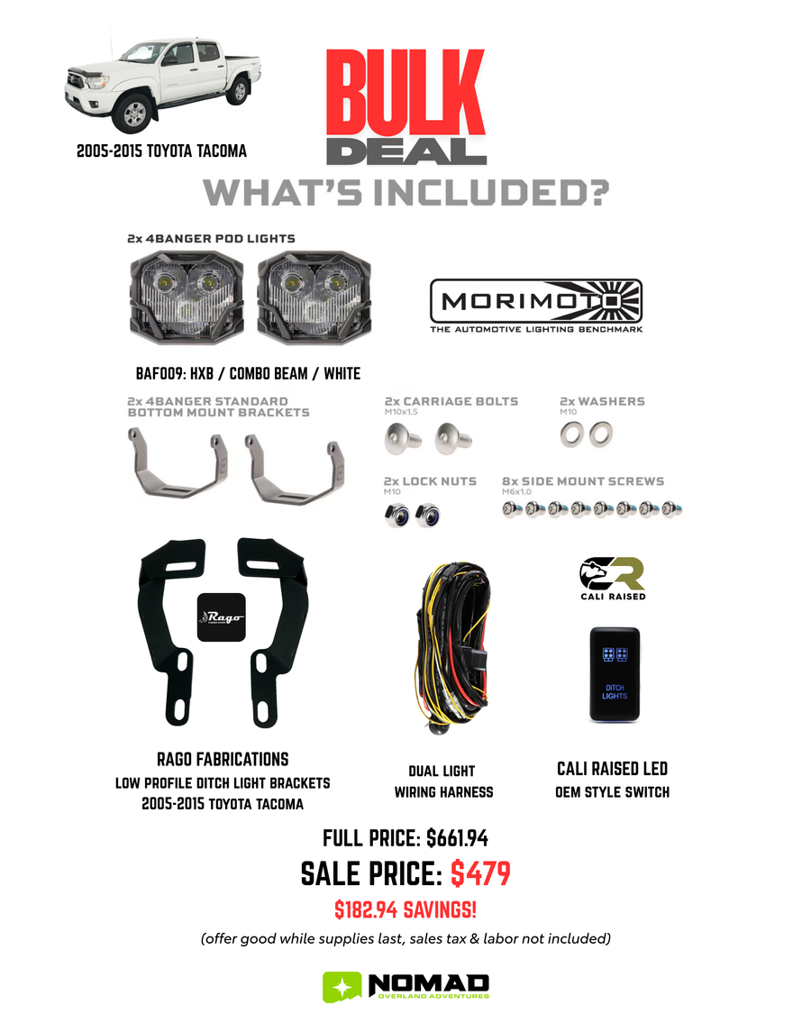 2005-2015 Toyota Tacoma Ditch Light Kit