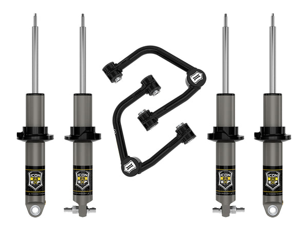 ICON 21-23 Bronco HOSS 1.0 Pkg 1.375-3" Lift Stage 2 Suspension System Tubular