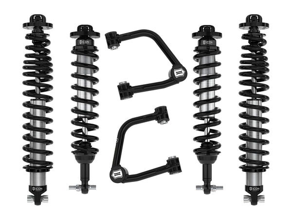 ICON 21-23 Bronco Non-Sasquatch 3-4" Lift Stage 3 Suspension System Tubular UCA Heavy Rate Rear Spring
