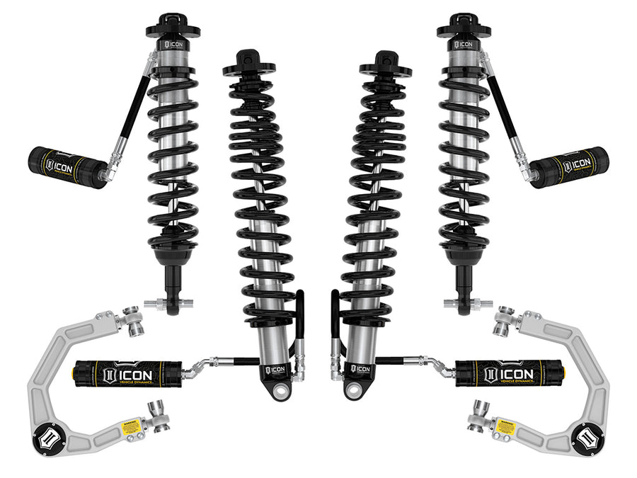 ICON 2021-2023 Ford Bronco Non-Sasquatch 3-4" Lift Stage 4 Suspension System Billet Heavy Rate Rear Spring