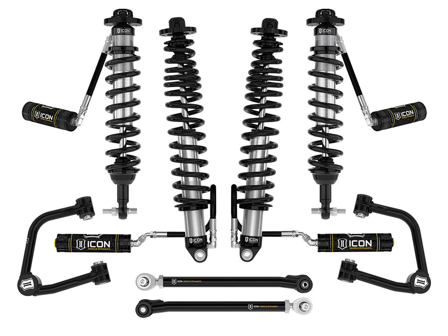 ICON 2021-2023 Ford Bronco Non-Sasquatch 3-4" Lift Stage 5 Suspension System Tubular Heavy Rate Rear Spring
