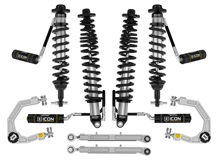 ICON 2021-2023 Ford Bronco Sasquatch 2-3" Lift Stage 5 Suspension System Billet Heavy Rate Rear Spring