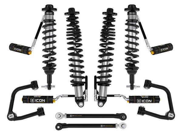 ICON 2021-2023 Ford Bronco Non-Sasquatch 3-4" Lift Stage 6 Suspension System CDCV Tubular Heavy Rate Rear Spring