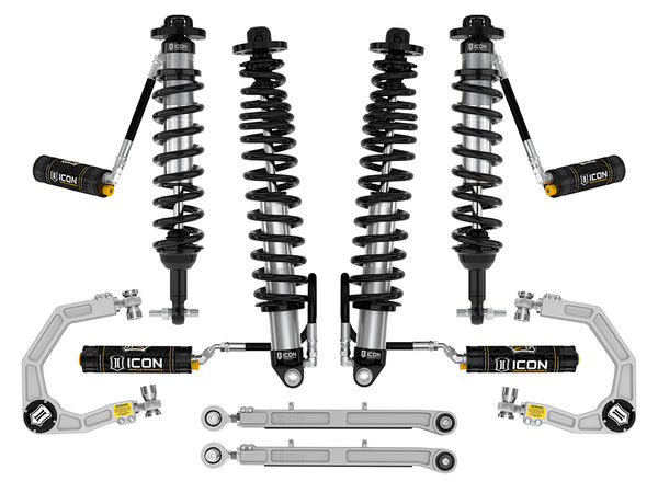 ICON 2021-2023 Ford Bronco Non-Sasquatch 3-4" Lift Stage 6 Suspension System CDCV Billet