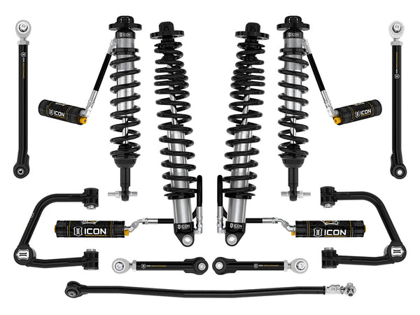 ICON 2021-2023 Ford Bronco Non-Sasquatch 3-4" Lift Stage 7 Suspension System CDCV Tubular