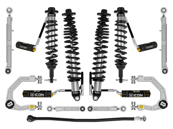 ICON 2021-2023 Ford Bronco Non-Sasquatch 3-4" Lift Stage 7 Suspension System CDCV Billet Heavy Rate Rear Spring
