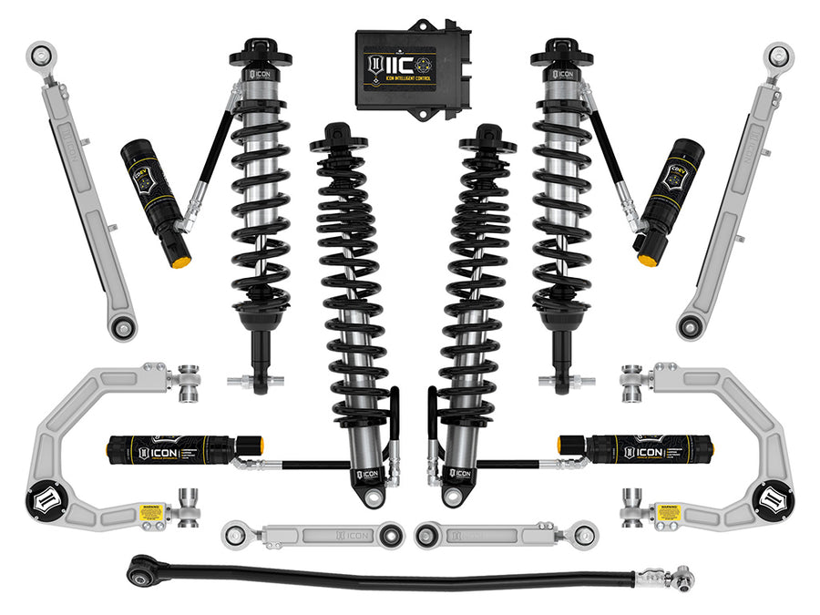 ICON 2021-2023 Ford Bronco Non-Sasquatch 3-4" Lift Stage 8 Suspension System Billet