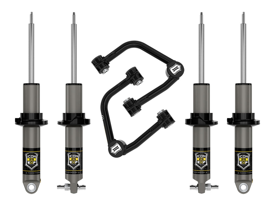 ICON 2021-2023 Ford Bronco HOSS 2.0 Pkg 0-2" Lift Stage 2 Suspension System Tubular