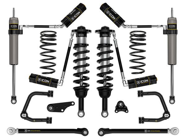 ICON 2024-2025 Toyota Tacoma 1.25-3" Lift Stage 7 Suspension System Tubular Triple Rate Rear Springs