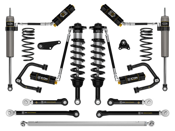 ICON 2024-2025 Toyota Tacoma 1.25-3" Lift Stage 11 Suspension System Tubular