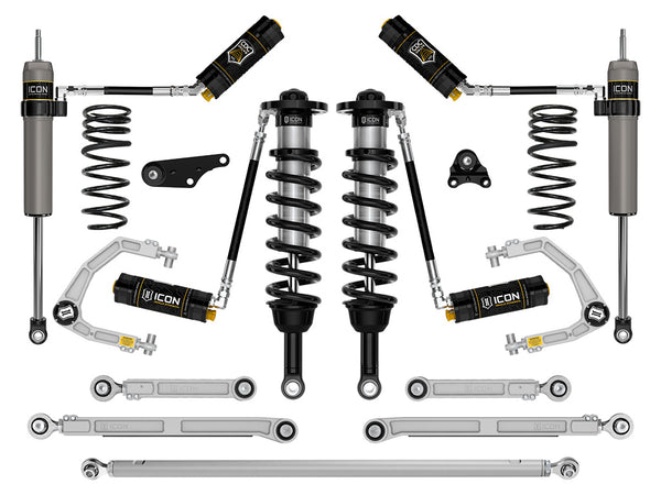ICON 2024-2025 Toyota Tacoma 1.25-3" Lift Stage 11 Suspension System Billet Overland Rear Springs