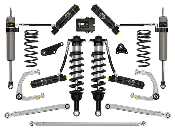 ICON 2025 Toyota 4Runner 4WD 1.25-3" Lift Stage 13 Suspension System Billet