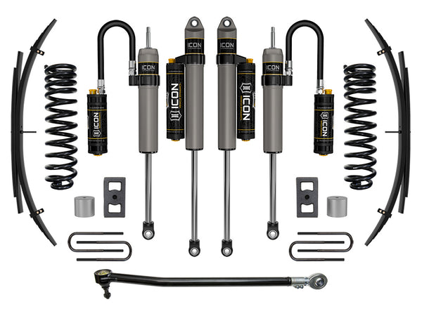 ICON 2023 Ford F-250/F-350 Super Duty 4WD Diesel 2.5" Lift Stage 4 Suspension System W/ Expansion Packs