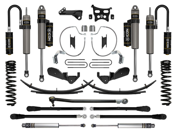 ICON 2023-2025 Ford F-250/F-350 Super Duty 4WD Gas 4.5" Lift Stage 6 Suspension System W/ Expansion Packs