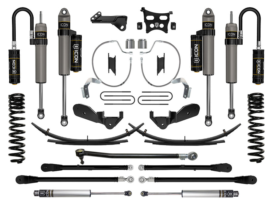 ICON 2023-2025 Ford F-250/F-350 Super Duty 4WD Gas 4.5" Lift Stage 6 Suspension System W/ Expansion Packs
