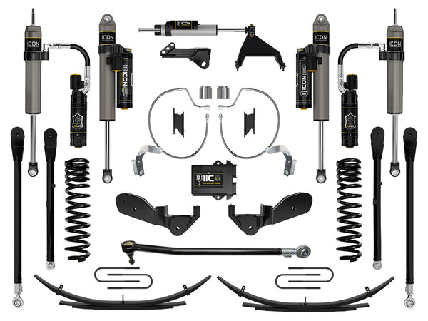 ICON 2023-2025 Ford F-250/F-350 Super Duty 4WD Diesel 4.5" Lift Stage 8 Suspension System W/ Expansion Packs