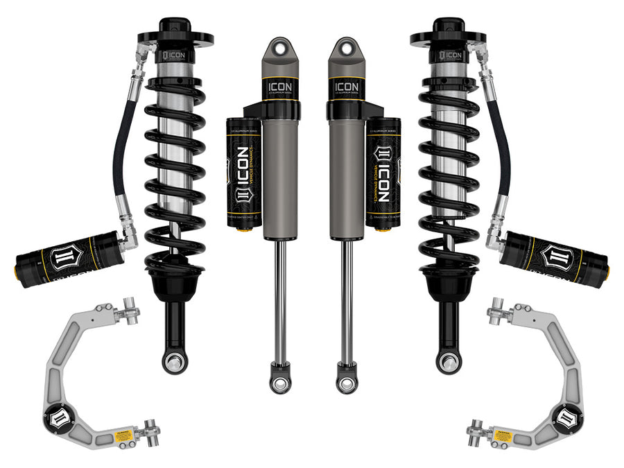 ICON 2021-2024 Ford F-150 Tremor 2.5-3" Lift Stage 3 Suspension System Billet