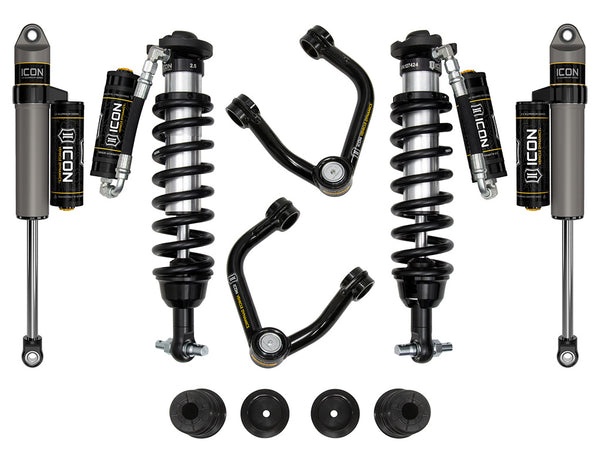 ICON 19-21 Ford Ranger 0-3.5" Lift Stage 4 Susp System Tubular UCA Al Knuckle