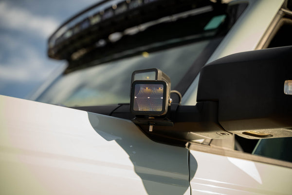 A-Pillar Dual Light Pod Drop Mounts
